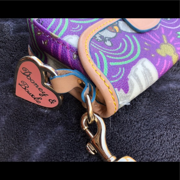 Purple Dooney & Bourke Walt Disney wristlet purse - Picture 3 of 7